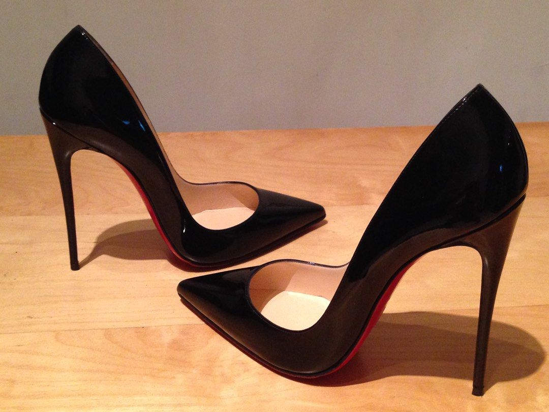 Christian louboutin so kate 12 patent clearance leather pumps