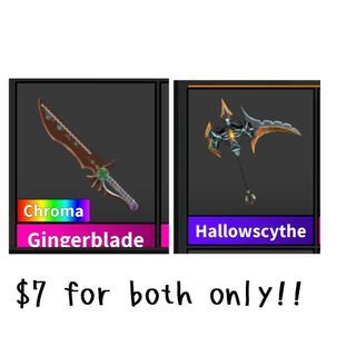 Chroma Gingerblade Murder Mystery 2 Roblox, Video Gaming, Gaming  Accessories, In-Game Products on Carousell
