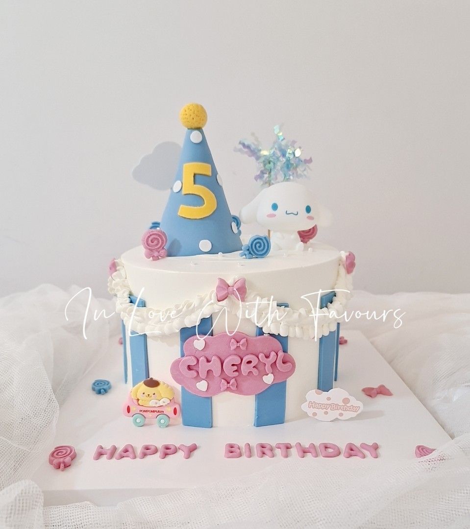 Cinnamoroll Cake Birthday Cake Customised Cake Cake Food Drinks