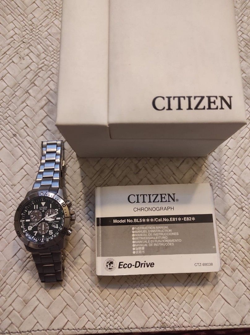 Citizen e812 manual sales