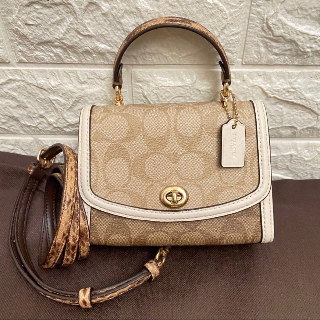Coach Micro Tilly Chalk White Crossbody Bag, Luxury, Bags & Wallets on  Carousell