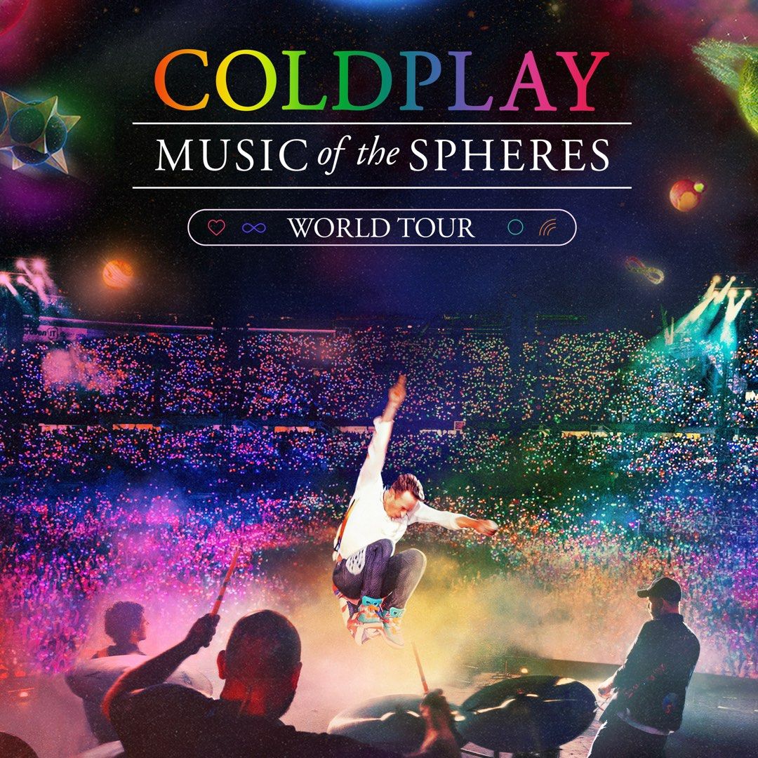 COLDPLAY WORLD TOUR SINGAPORE (23 Jan 2024), Tickets & Vouchers, Event