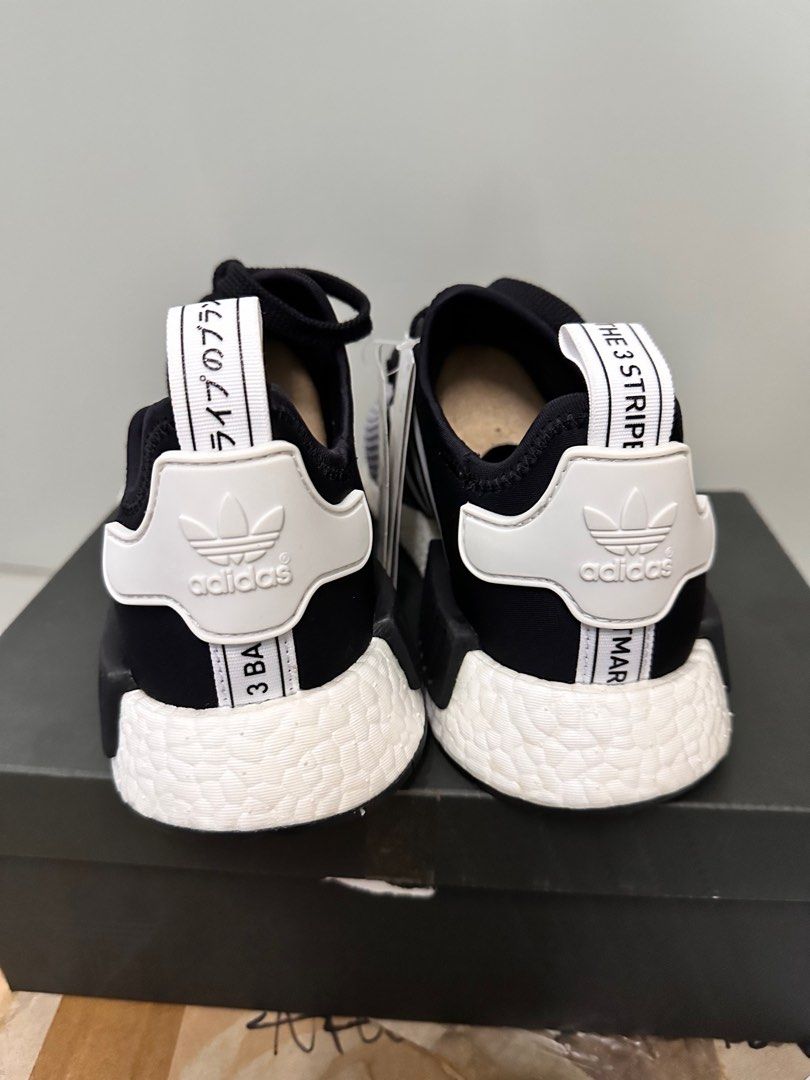 DEADSTOCK Adidas NMD R1 Black White Men s Fashion Footwear