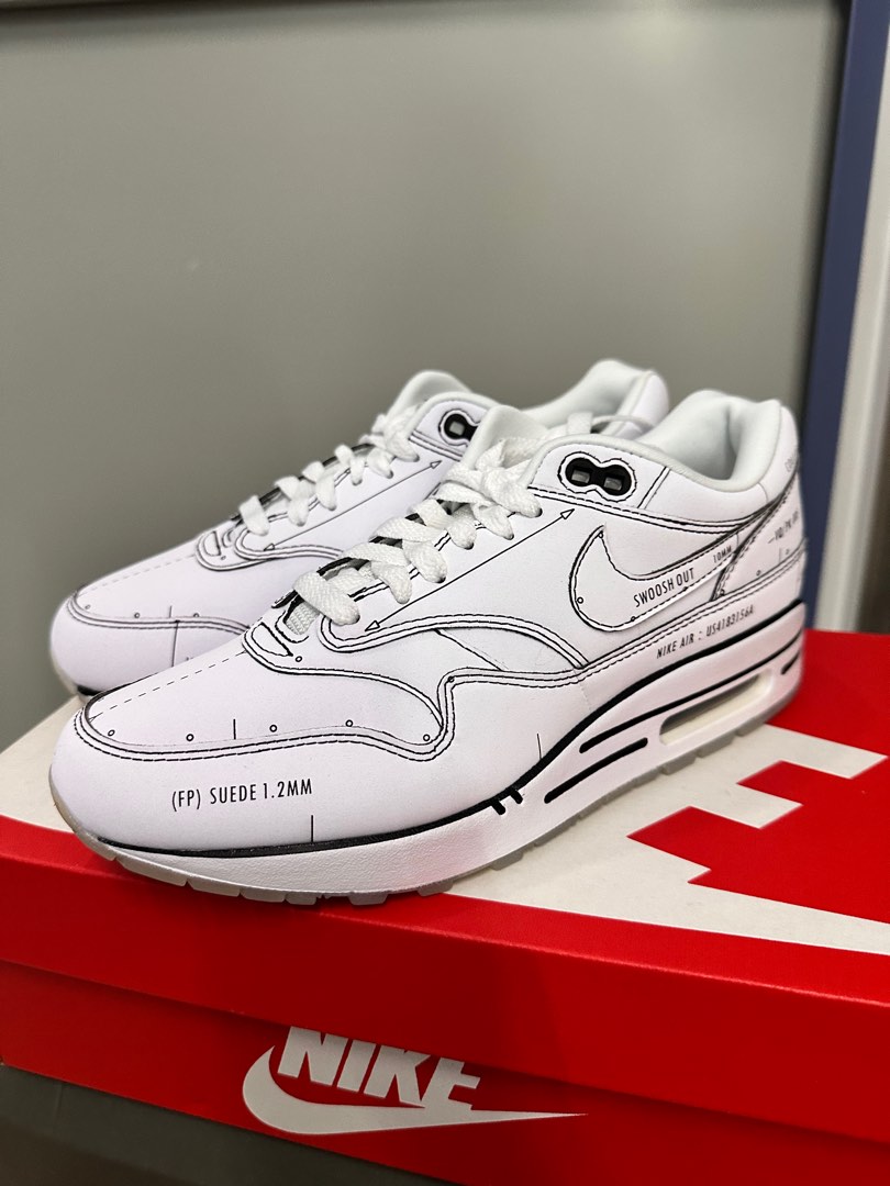DEADSTOCK Nike Air Max Sketch to Shelf White Men s Fashion