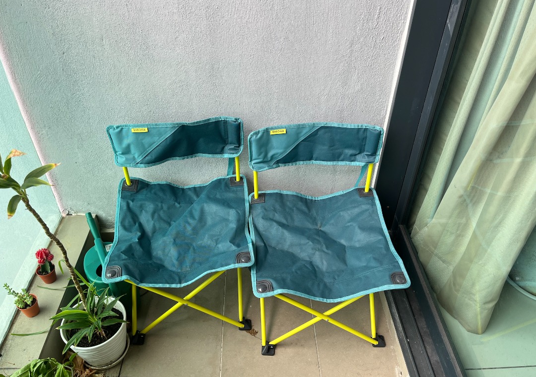 Decathlon Camping Chairs, Furniture & Home Living, Outdoor Furniture on