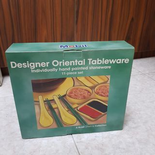 Designer oriental tableware