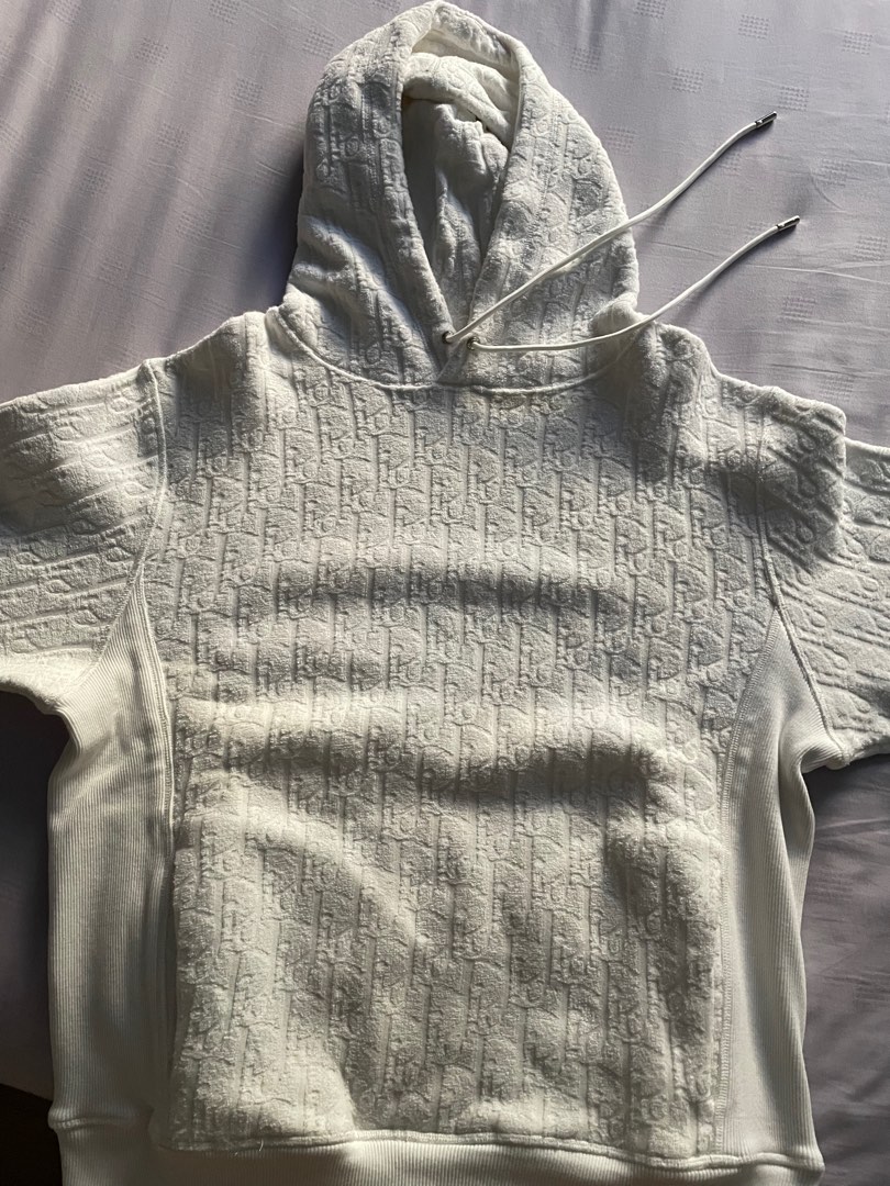 Dior towel hoodie Men s Fashion Tops Sets Hoodies on Carousell