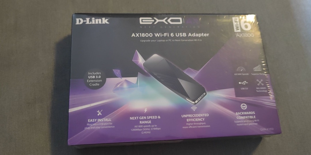 AX1800 WiFI 6 USB Adapter - DWA-X1850 Singapore