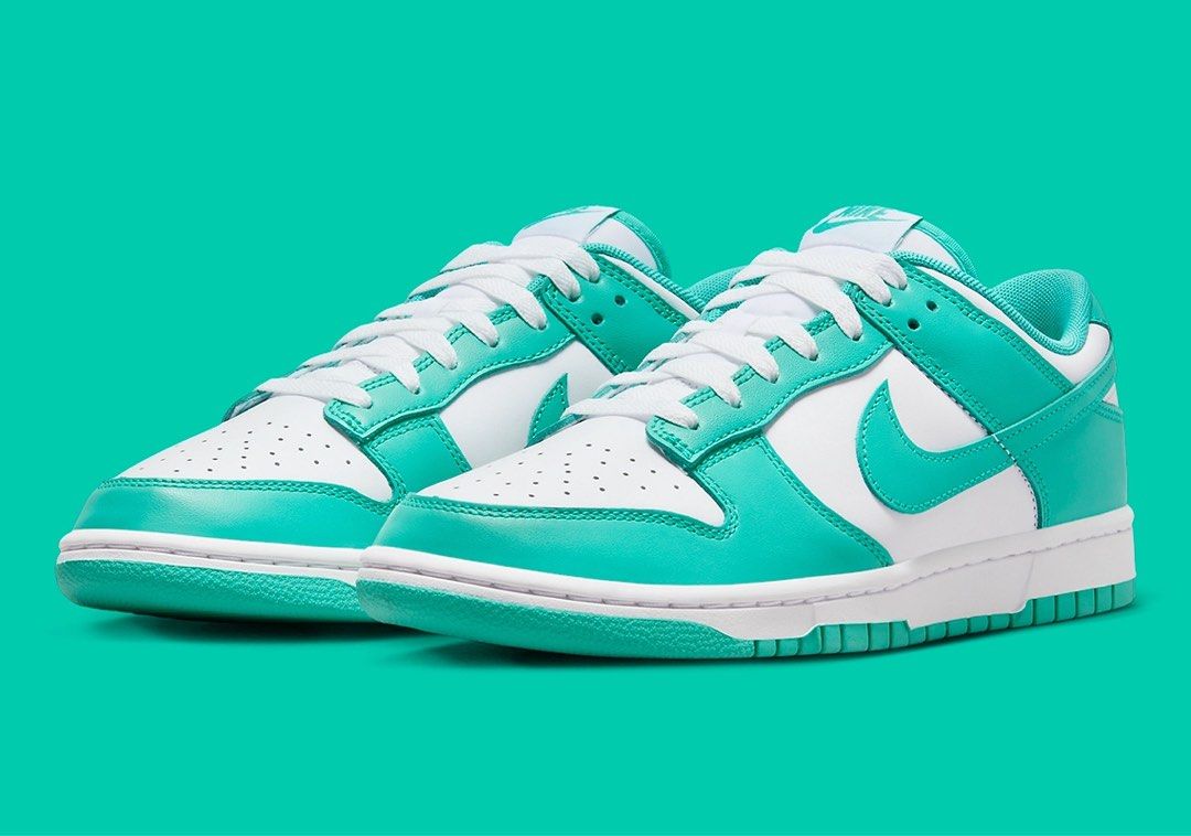Dunk low clear jade Men s Fashion Footwear Sneakers on Carousell