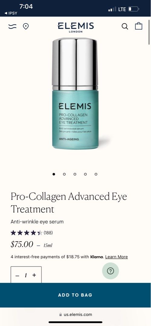 ELEMIS Pro-Collagen Advanced Eye Treatment