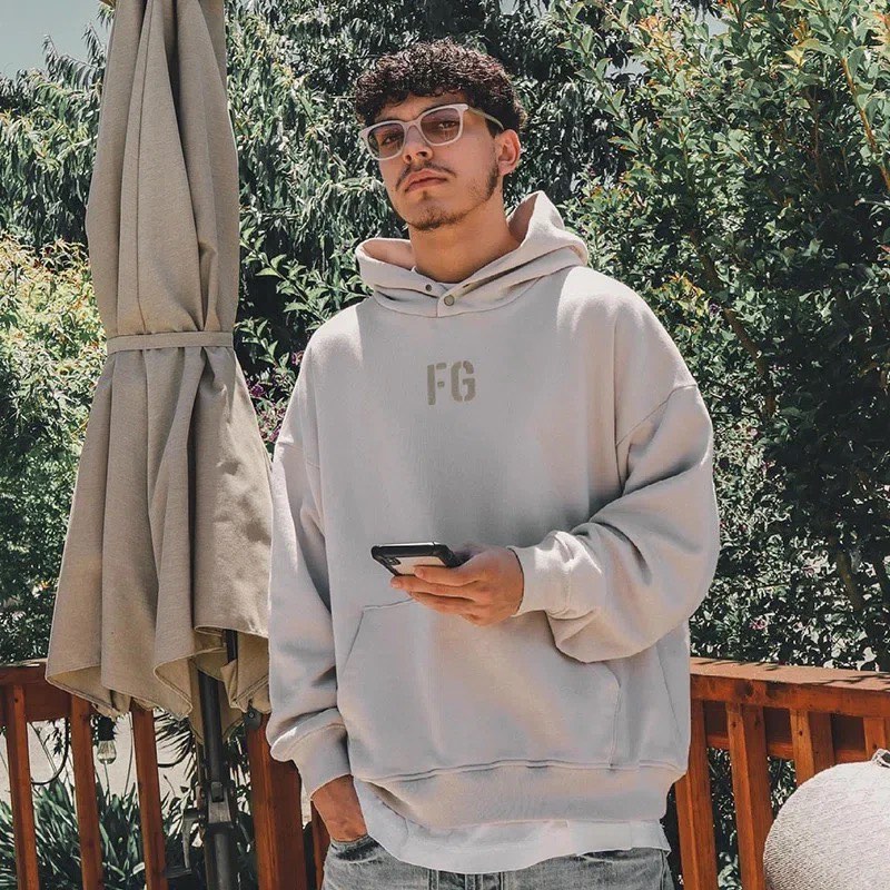 ESSENTIALS FEAR OF GOD GRAPHIC FG OVERSIZED HOODIE IN ALL SIZES