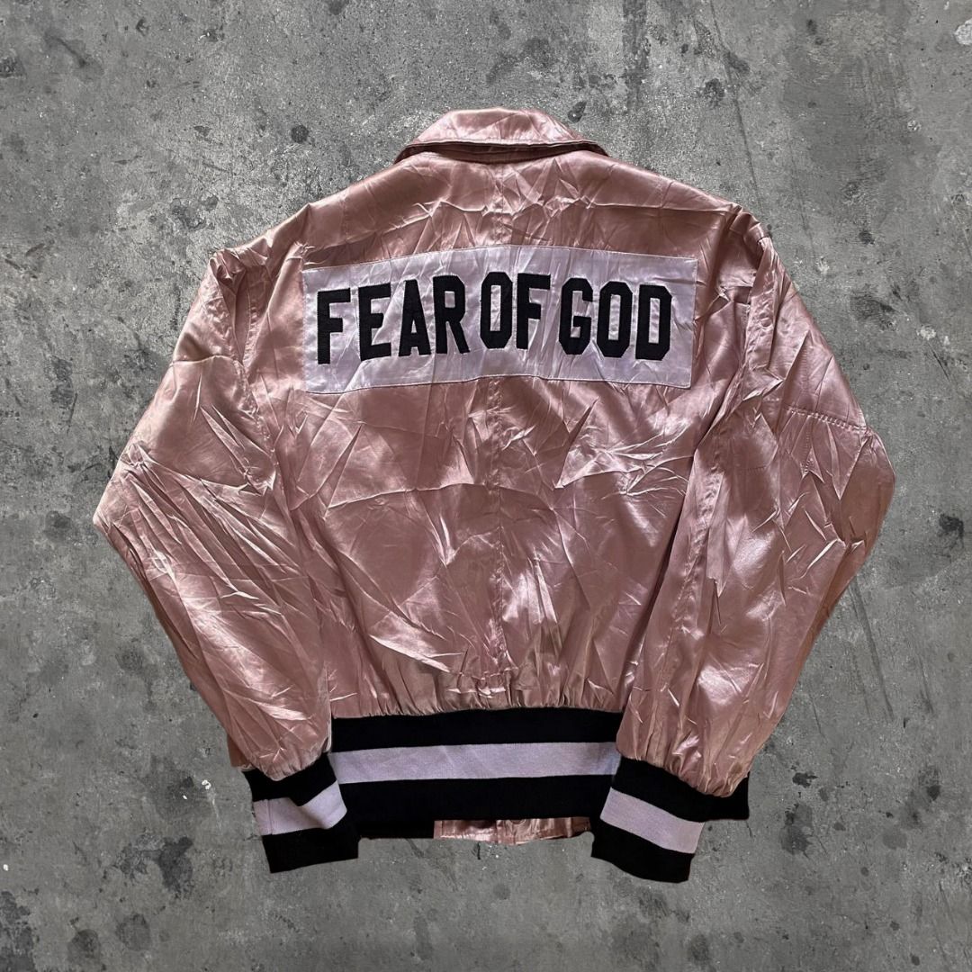 Fear of discount god jacket pink