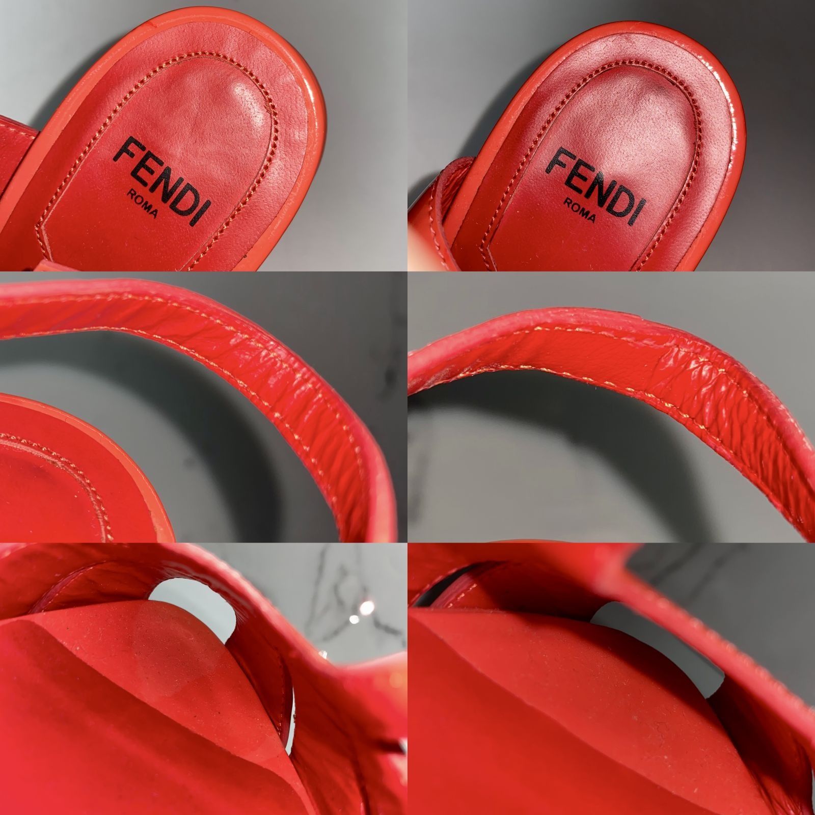 Red fendi slides outlet