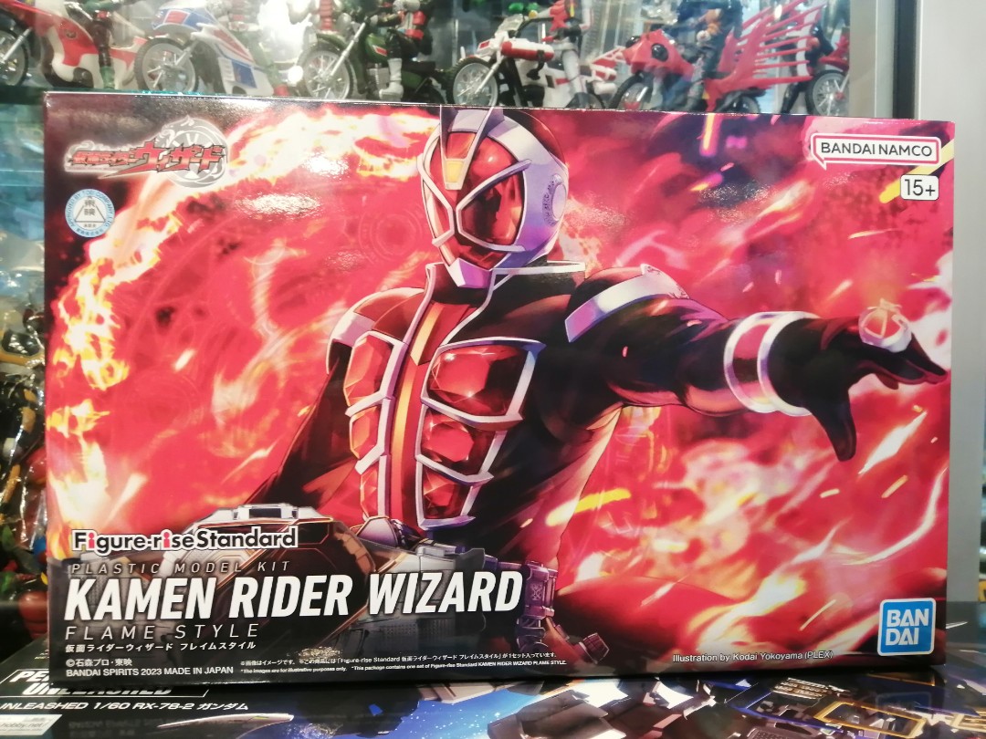 Carousell　Games　Rider　Hobbies　Standard　Wizard　Toys　Toys,　Kamen　Style),　(Flame　Figure-Rise　on