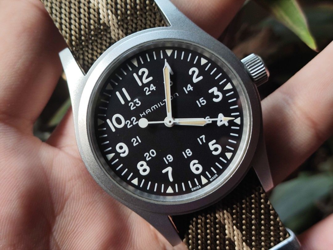 For Sale Hamilton Khaki Field Mechanical 38mm Case size Swiss Made