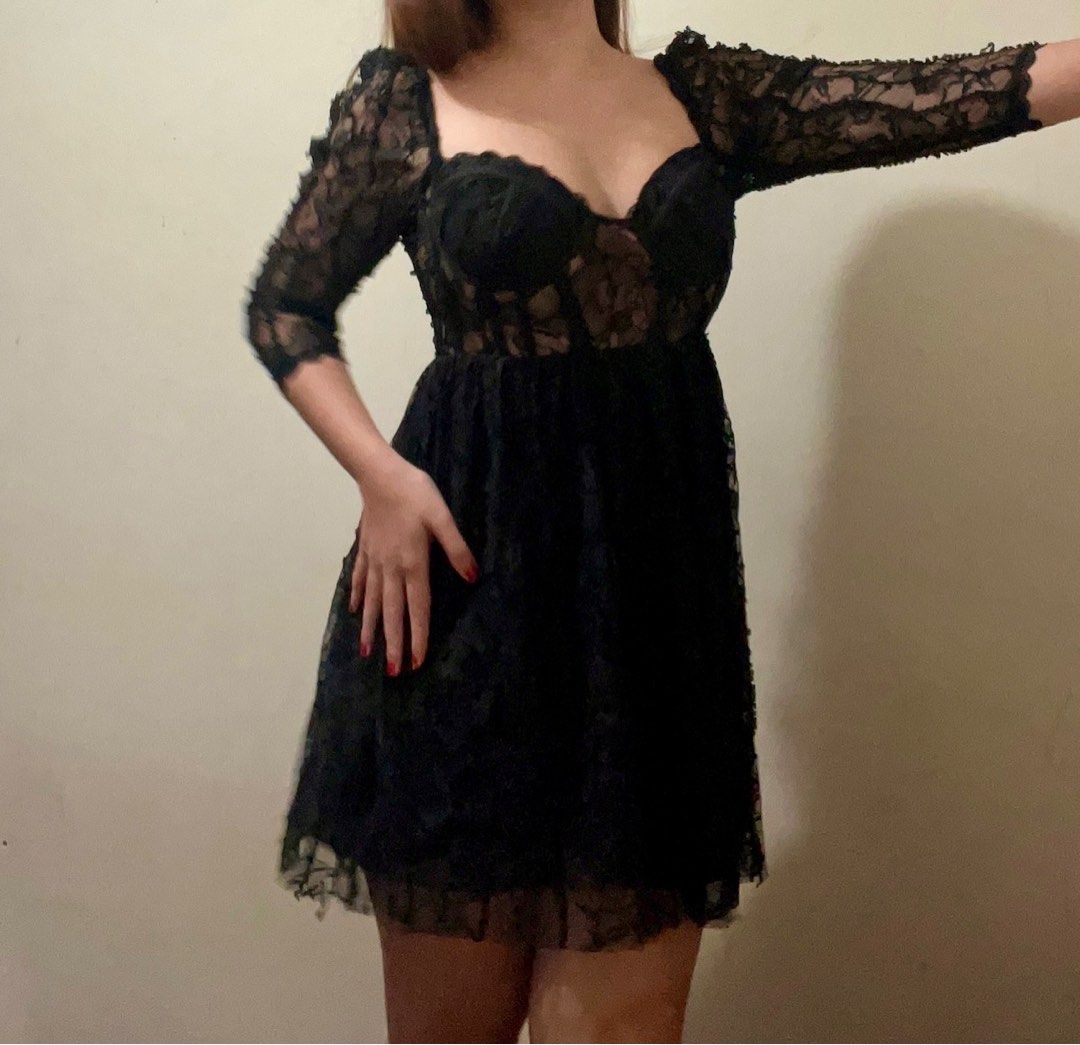 Forever 21 Black lace dress Women s Fashion Dresses Sets