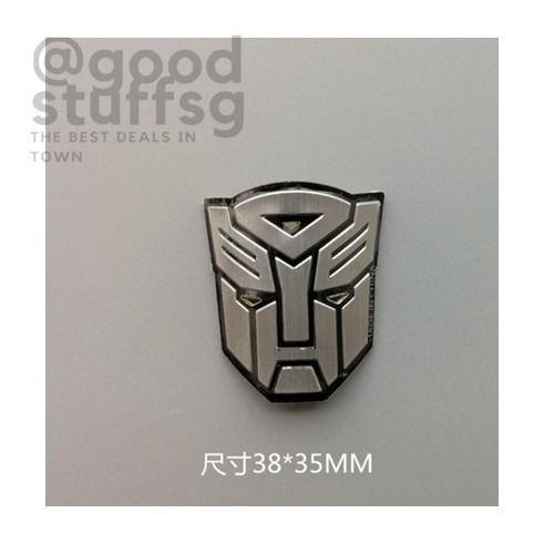 Bicycle head store badge stickers
