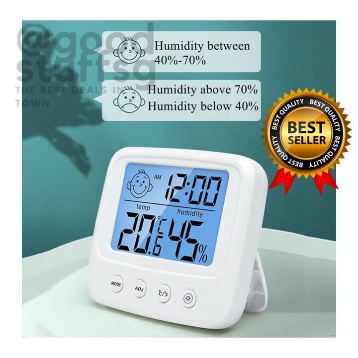 WiFi Thermometer Hygrometer with Waterproof Probe and LCD Backlit Scre