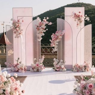 Garden theme wedding ceremony setup pakej perkahwinan pelamin
