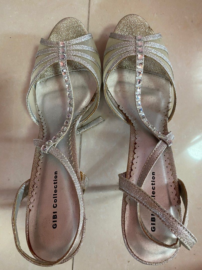 Gibi Silver High Heels (formal) on Carousell