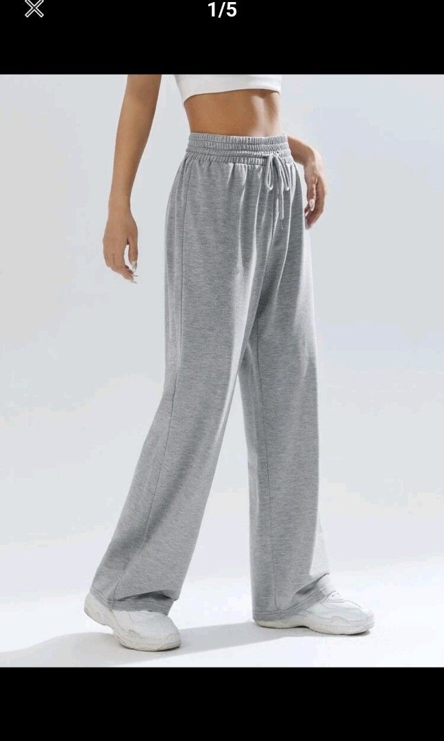 Womens grey baggy sweatpants deals