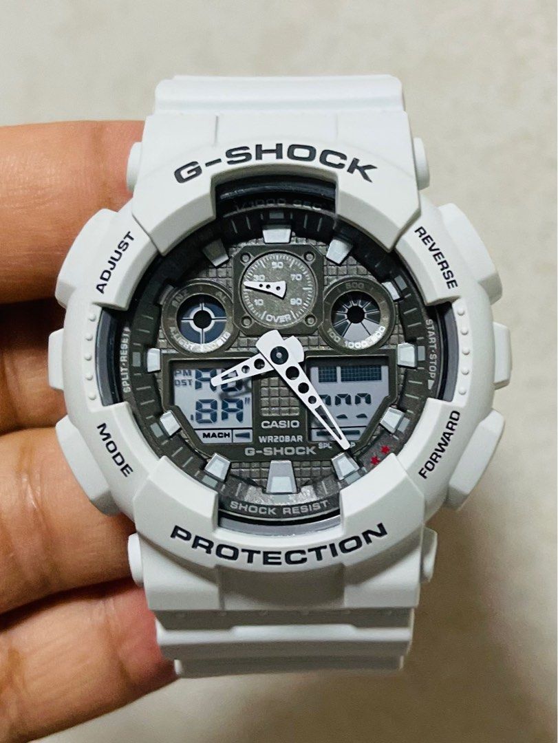 G SHOCK GA 100LG MATTE GRAY