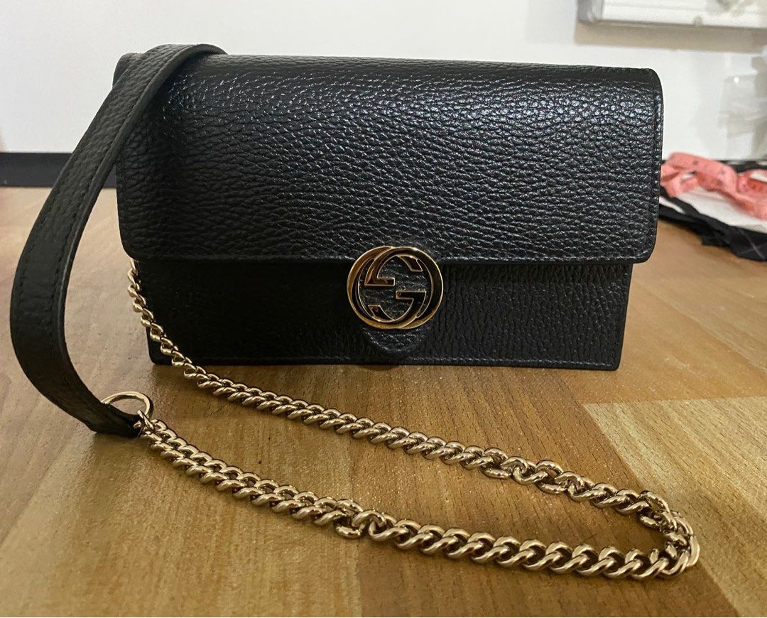 Gucci chain on wallet cheap