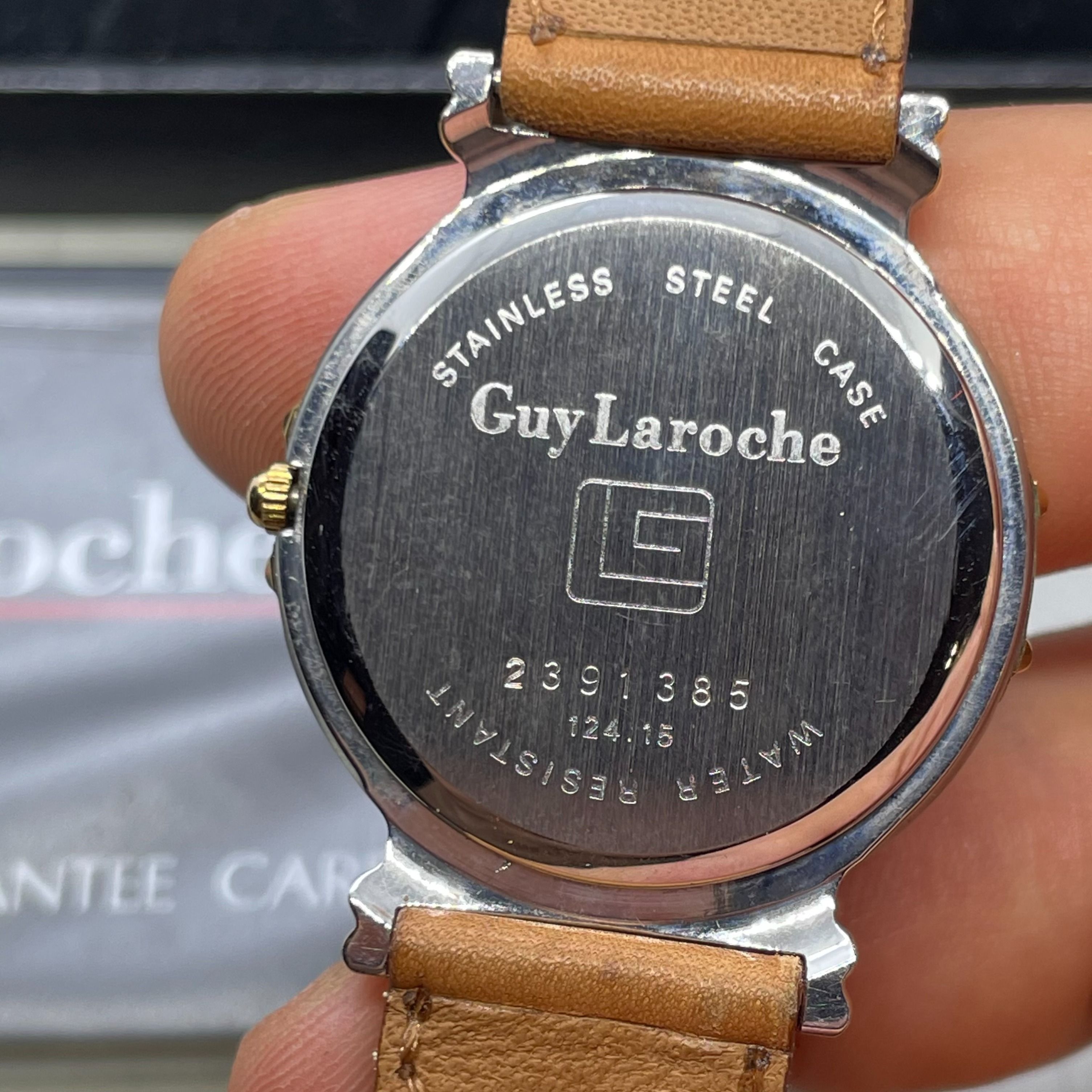 Guy Laroche Far East Black Dial Ladies Watch L1010-01