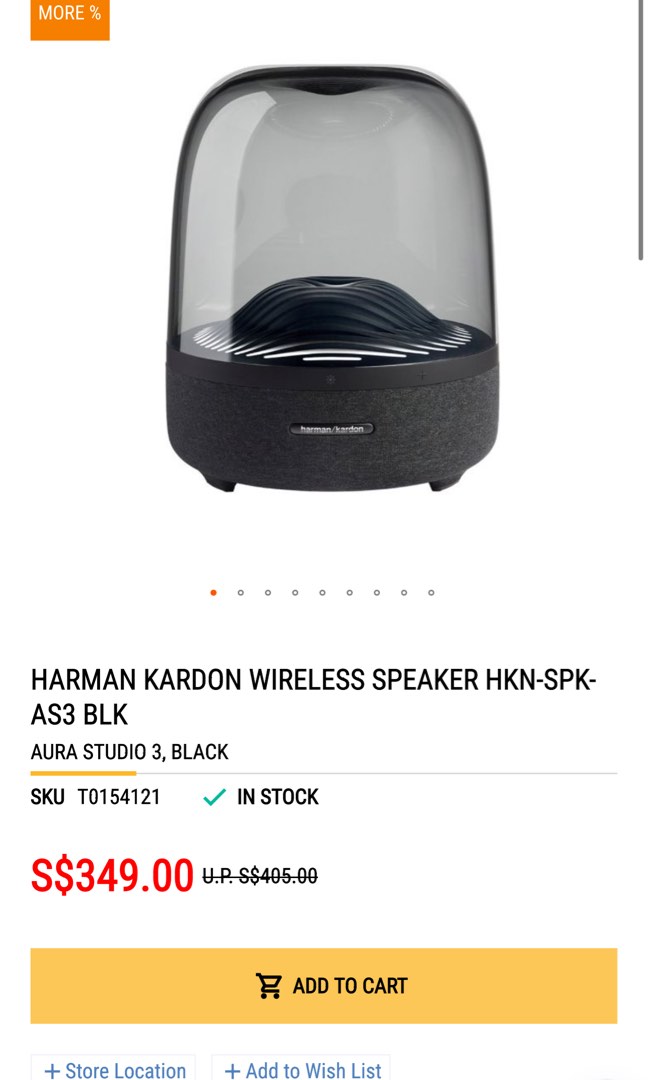 Harman Kardon wireless speaker, Audio, Soundbars, Speakers & Amplifiers ...