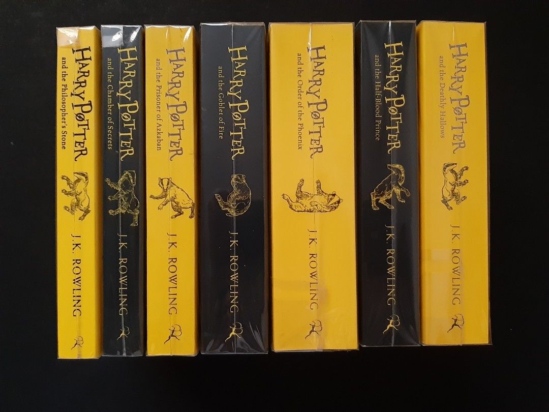 Harry Potter Hufflepuff Complete Set (Category: Storybooks) located in Quezon City. Submitted by ynoel1973 (Listing ID 1241944313, Image 1). Description: Paperback No box MOP : BDO/GCash/Maya MOD : c/o Buyer.
