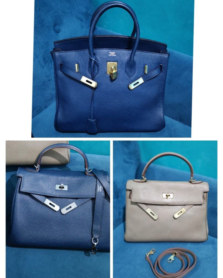 Hermes zipper riri, Barang Mewah, Tas & Dompet di Carousell
