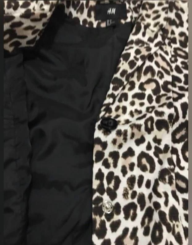 H&m leopard jacket online