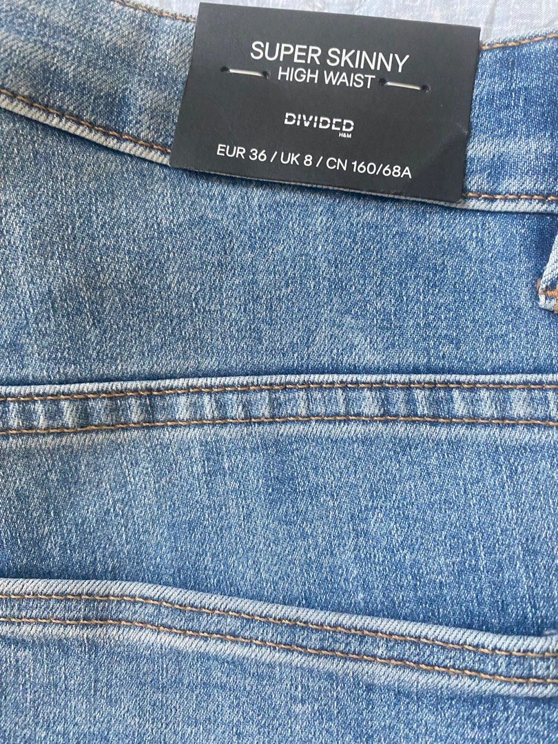 H and m super 2025 skinny high waist jeans