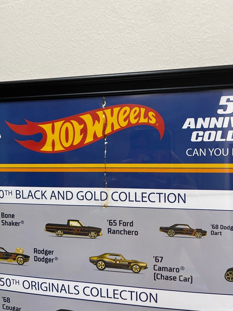 Hot wheels 50th best sale anniversary poster