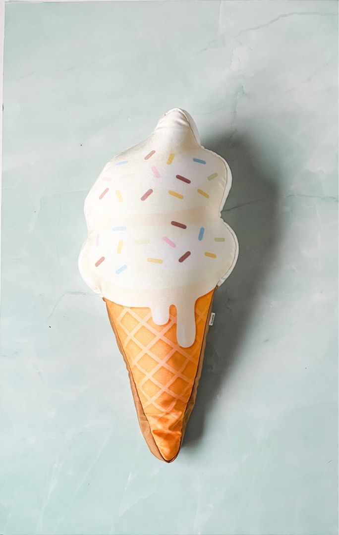 Ice Cream Cone Stuffed Toy, Hobbies & Toys, Toys & Games on Carousell