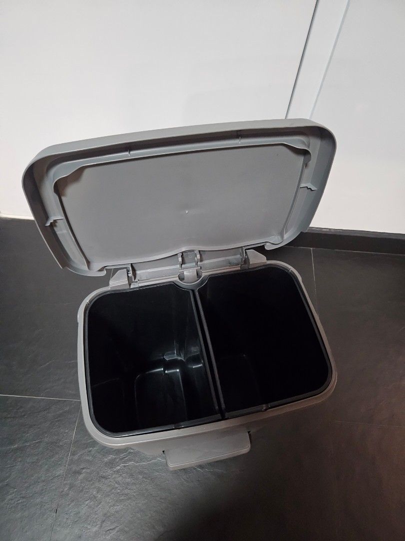 Ikea pedal waste bin dual 25L, Furniture & Home Living, Cleaning
