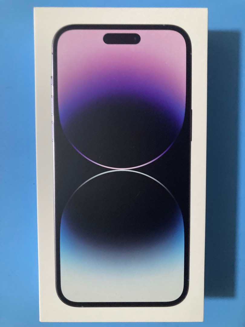 全新未開封行貨iphone 14 Pro Max 256 GB 紫色Deep Purple, 手提電話 