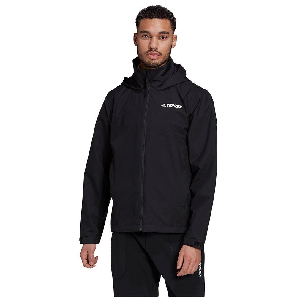 Jaket Outdoor adidas Terrex Multi Rain.RDY Primegreen 2-Layer Jacket,  Fesyen Pria, Pakaian , Baju Luaran di Carousell