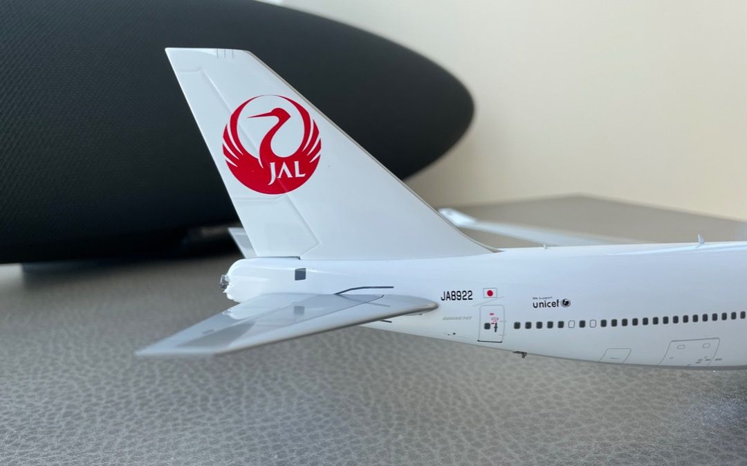 Japan Airlines 747-400 by Inflight 200, 興趣及遊戲, 玩具& 遊戲類