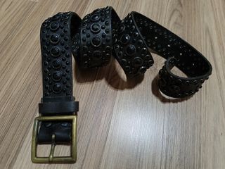 Japan Genuine leather studded belt
