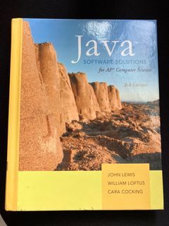 java software solutions for ap computer science 3rd edition