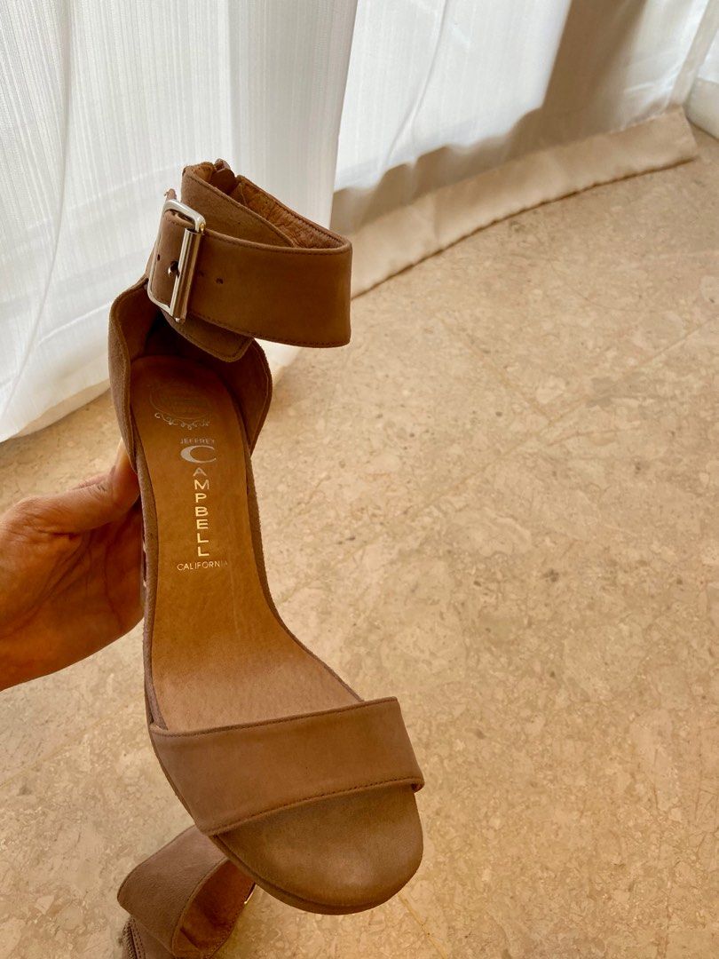 Glass block hotsell heel sandals