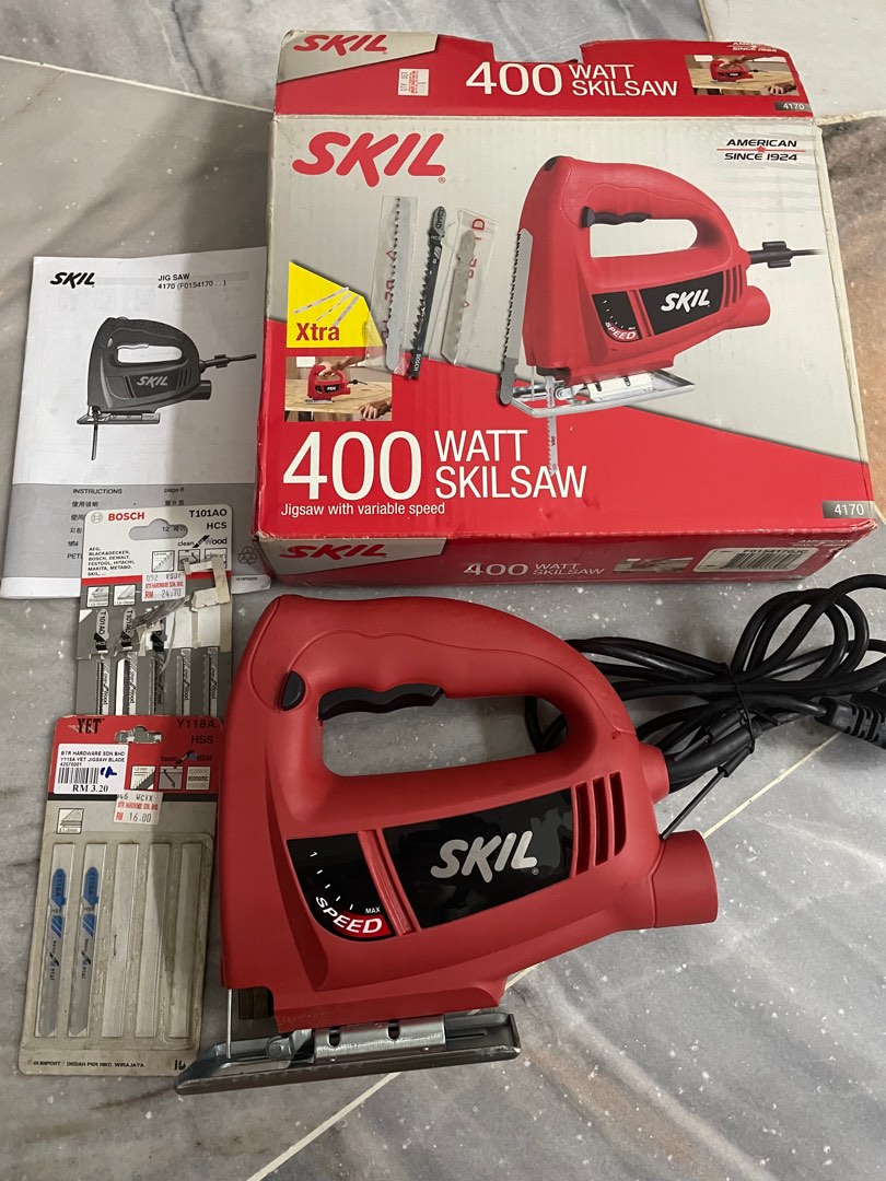 Jigsaw with variable speed, Furniture & Home Living, Home Improvement