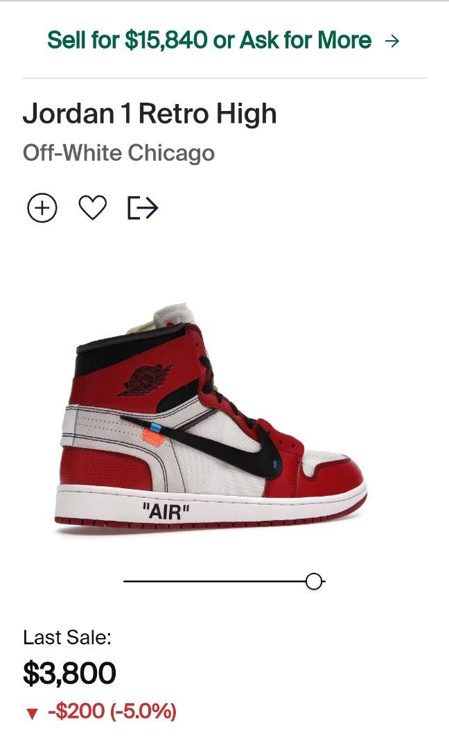 Chicago off sales white stockx