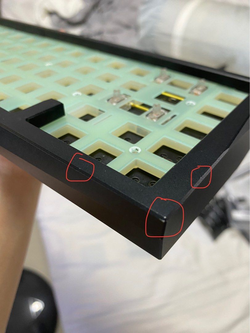 KBDfans Blade65 keyboard (alu case, hotswap pcb, incl. pc+brass+fr4