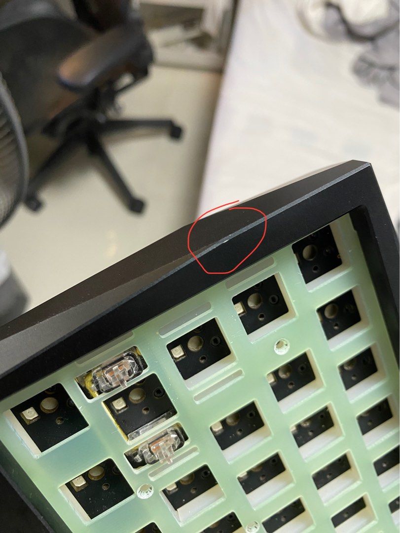 KBDfans Blade65 keyboard (alu case, hotswap pcb, incl. pc+brass+fr4