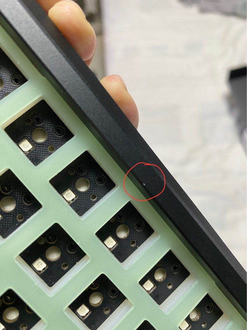 KBDfans Blade65 keyboard (alu case, hotswap pcb, incl. pc+brass+fr4