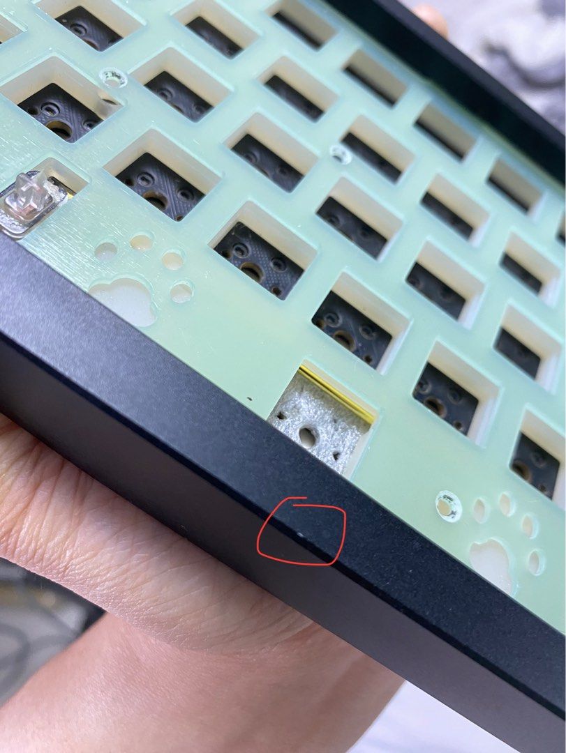 KBDfans Blade65 keyboard (alu case, hotswap pcb, incl. pc+brass+fr4