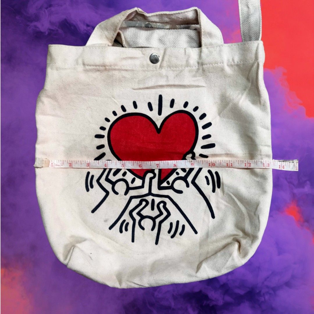 KEITH HARING TOTE BAG Men s Fashion Bags Sling Bags on Carousell