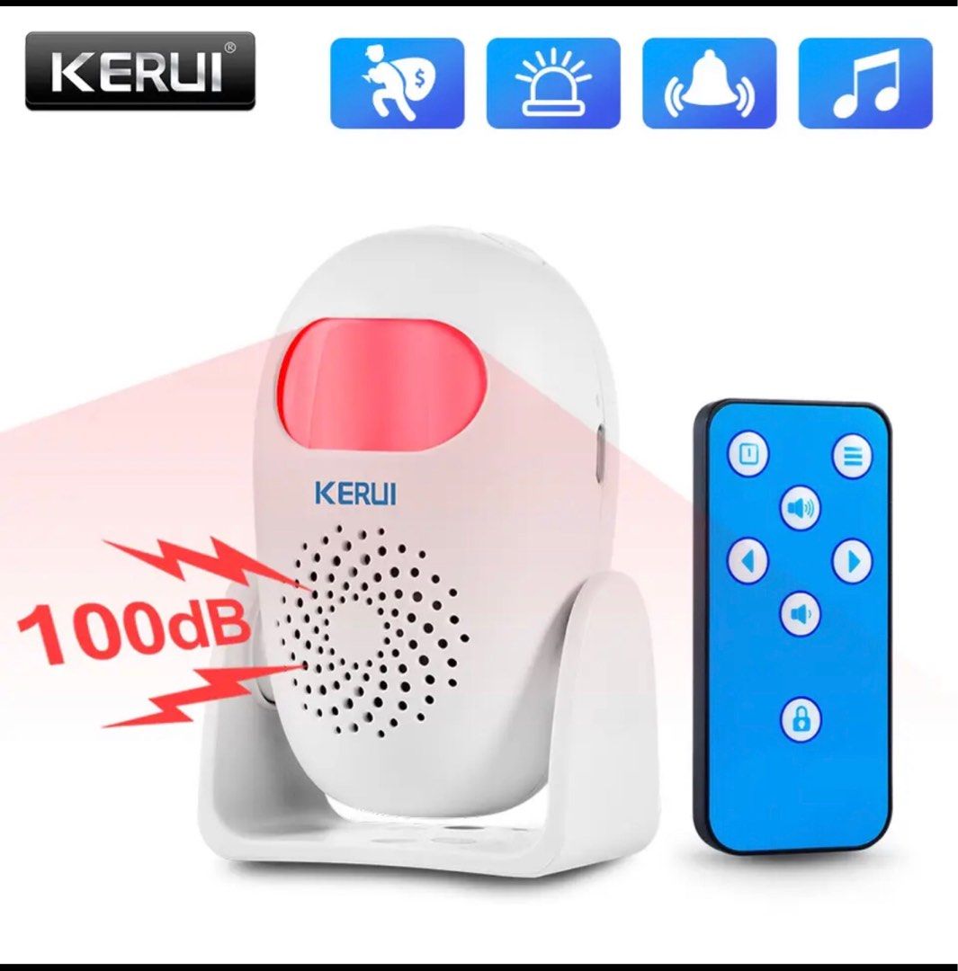 KERUI Wireless Motion Detector Home Security Loud Alarm Anti Theft